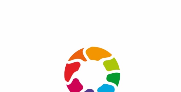 Шаблон логотипа на тему графика