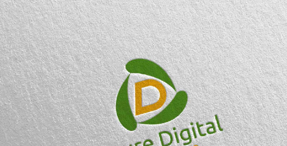 Шаблон логотипа на тему графика