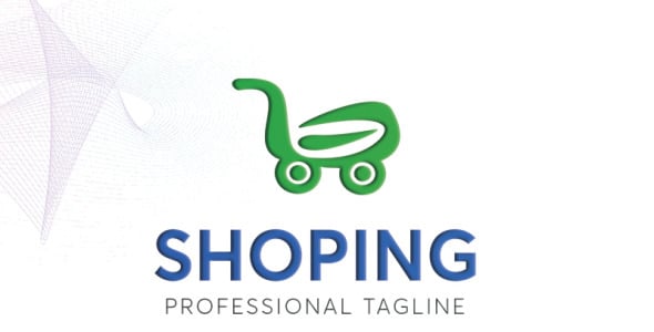 Шаблон логотипа на тему графика