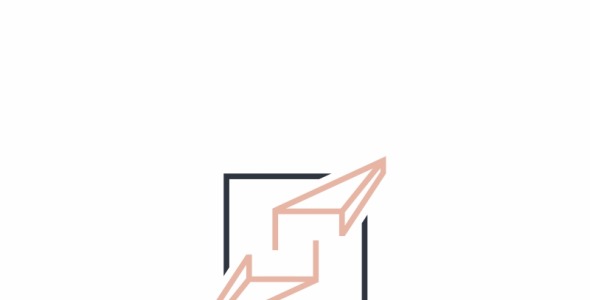 Шаблон логотипа на тему графика