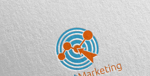 Шаблон логотипа на тему графика