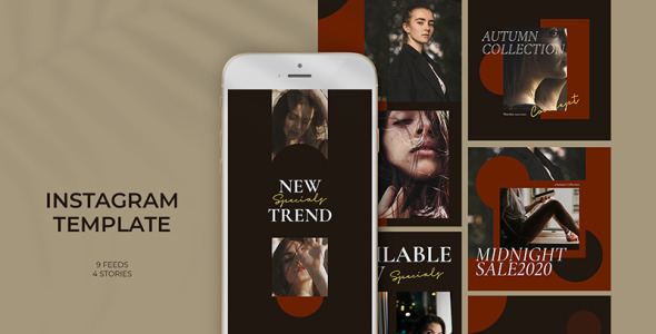 Шаблон для соцсетей на тему графика