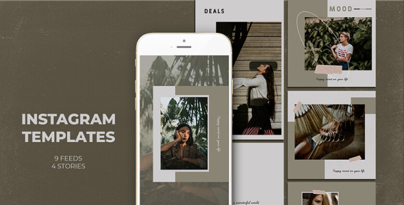 Шаблон для соцсетей на тему графика