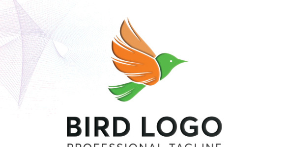 Шаблон логотипа на тему графика