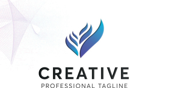 Шаблон логотипа на тему графика