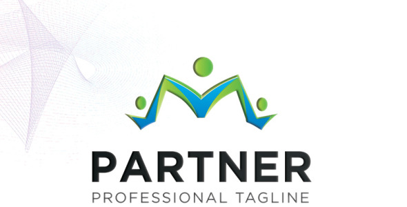 Шаблон логотипа на тему графика