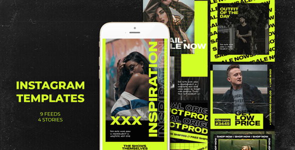 Шаблон для соцсетей на тему графика