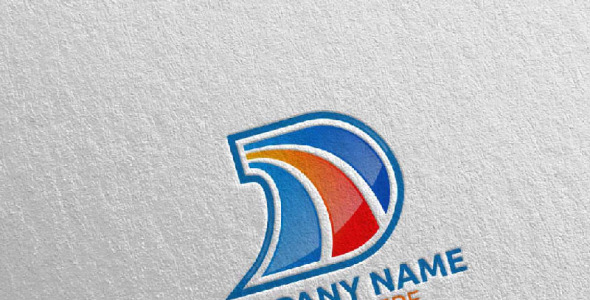 Шаблон логотипа на тему графика