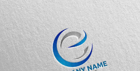 Шаблон логотипа на тему графика