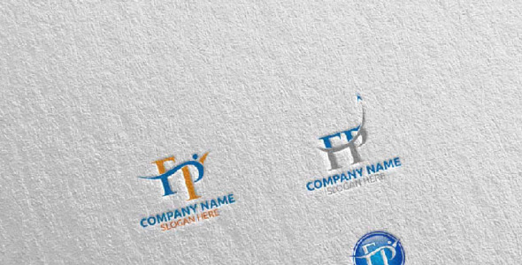 Шаблон логотипа на тему графика