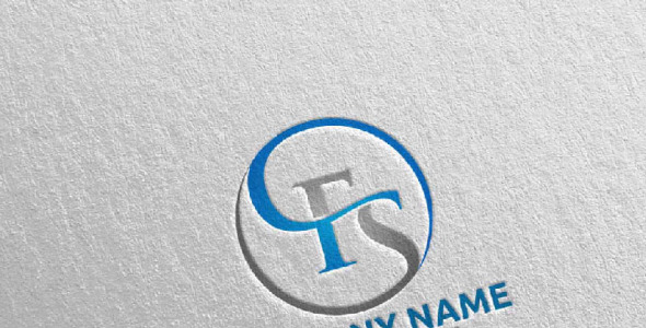 Шаблон логотипа на тему графика