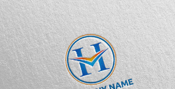 Шаблон логотипа на тему графика