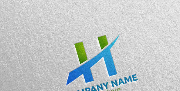 Шаблон логотипа на тему графика