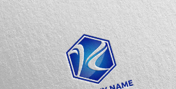 Шаблон логотипа на тему графика