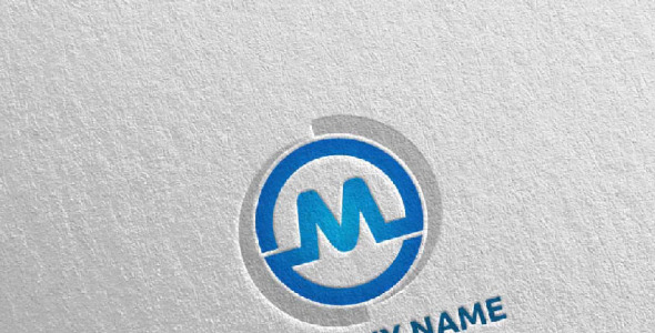 Шаблон логотипа на тему графика