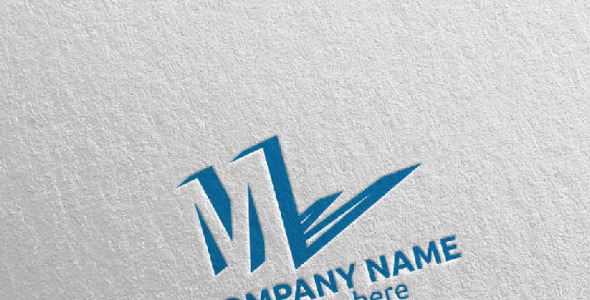 Шаблон логотипа на тему графика