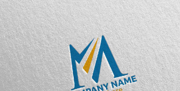 Шаблон логотипа на тему графика