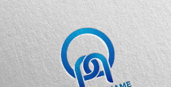 Шаблон логотипа на тему графика