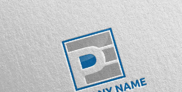 Шаблон логотипа на тему графика