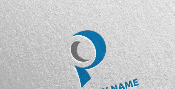 Шаблон логотипа на тему графика