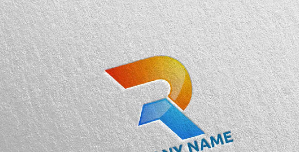 Шаблон логотипа на тему графика