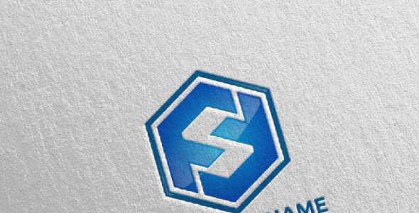 Шаблон логотипа на тему графика