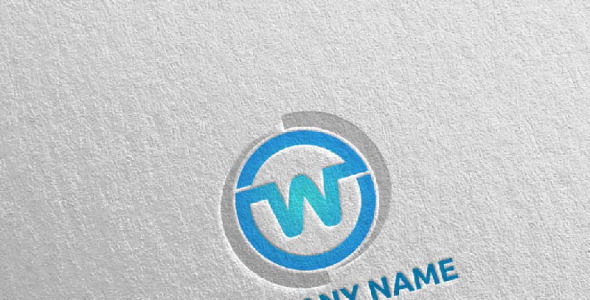 Шаблон логотипа на тему графика