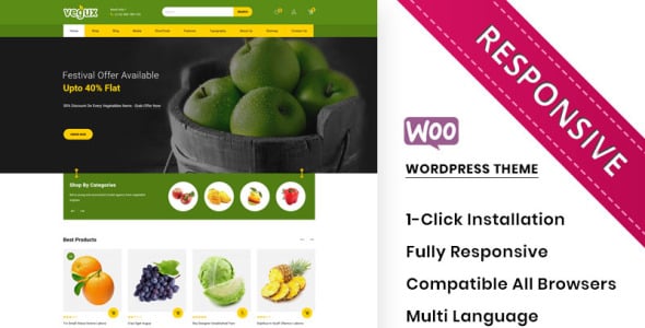 тема мега продуктового магазина woocommerce