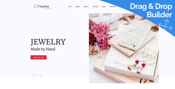 Custom Jewelry Moto CMS 3 Template