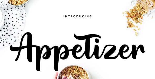 Шрифт на тему графика