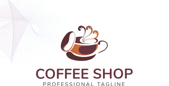 Шаблон логотипа на тему графика