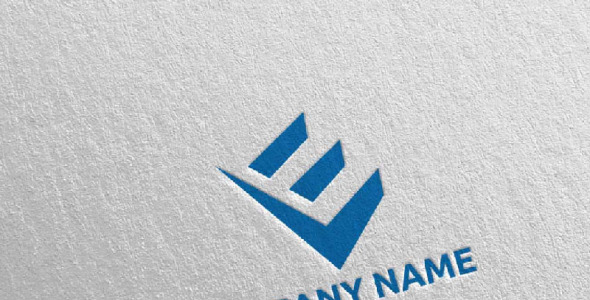 Шаблон логотипа на тему графика