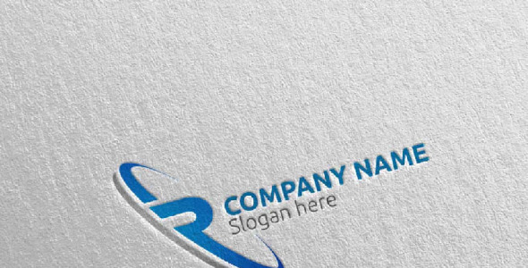 Шаблон логотипа на тему графика