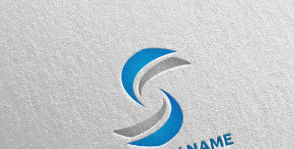 Шаблон логотипа на тему графика