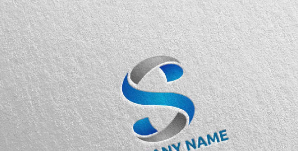 Шаблон логотипа на тему графика