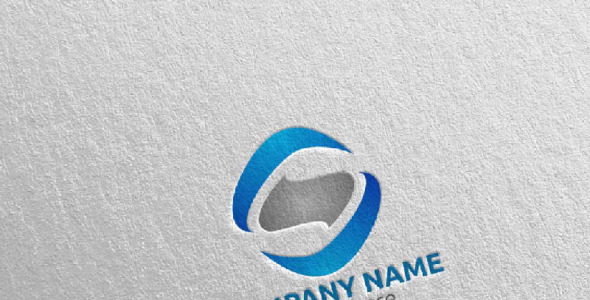 Шаблон логотипа на тему графика