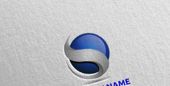 Шаблон логотипа на тему графика