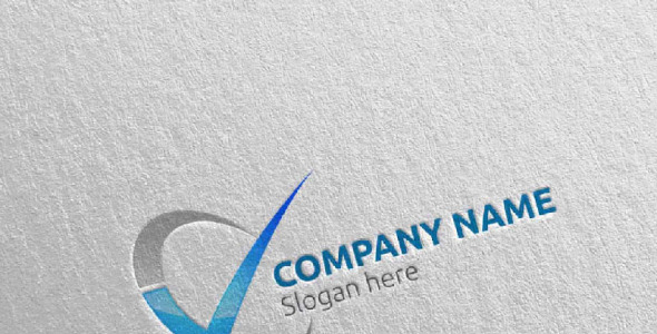 Шаблон логотипа на тему графика