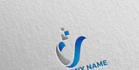 Шаблон логотипа на тему графика