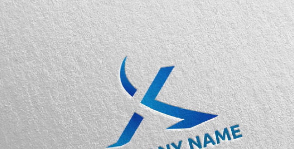 Шаблон логотипа на тему графика