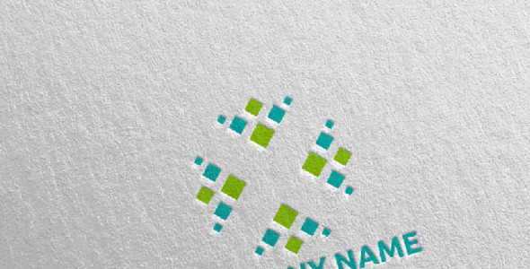 Шаблон логотипа на тему графика