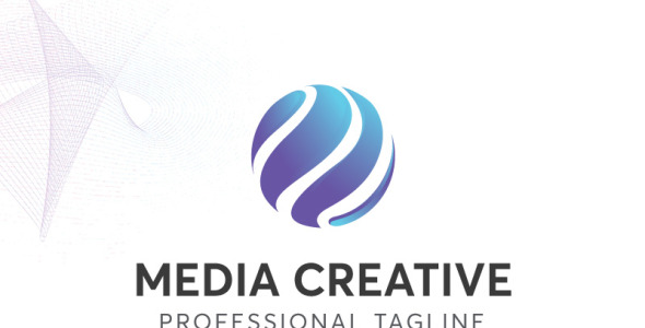 Шаблон логотипа на тему графика