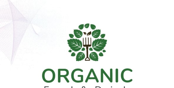 Шаблон логотипа на тему графика