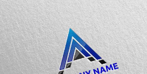 Шаблон логотипа на тему графика