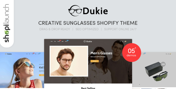 креативные солнцезащитные очки отзывчивая тема shopify