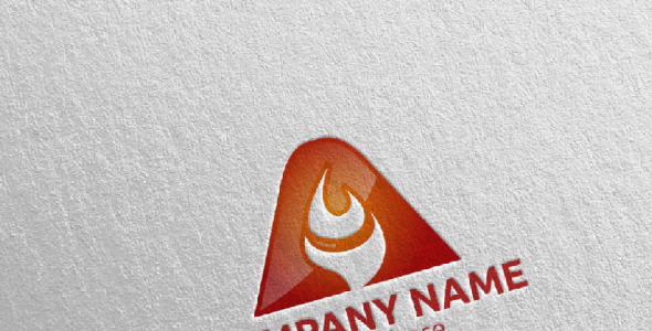 Шаблон логотипа на тему графика