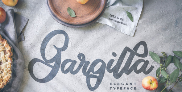 Шрифт на тему графика