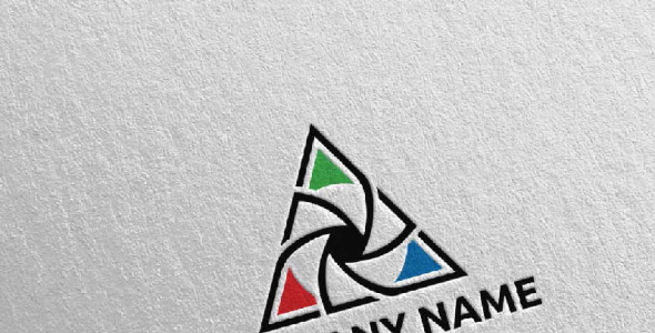 Шаблон логотипа на тему графика