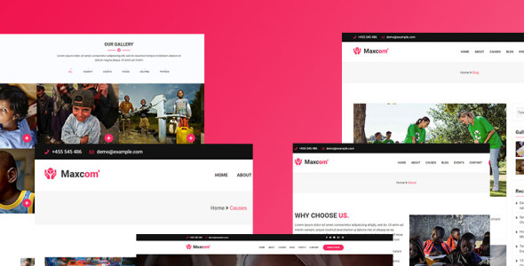некоммерческая благотворительность wordpress тема