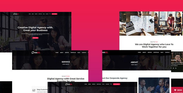 корпоративная адаптивная тема wordpress